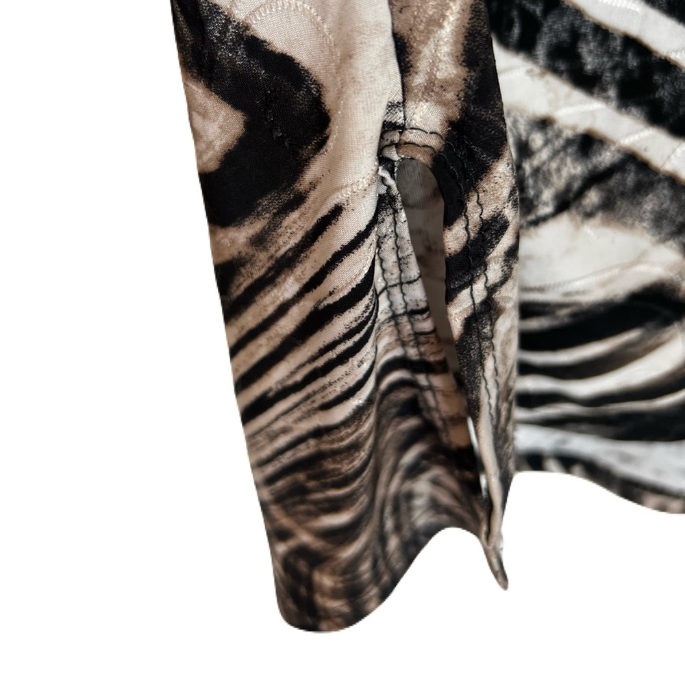 🦓 Amana Zebra Print Tunic – Women’s 3X 🖤🤍 - Picture 5 of 8